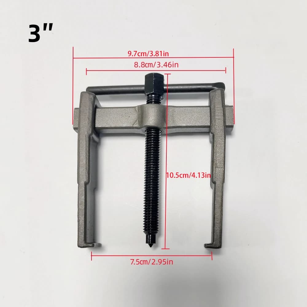 Extracteur de roulements à 2 mâchoires, 3/4/6/8 pouces, outil de retrait de roulements pratique, pet