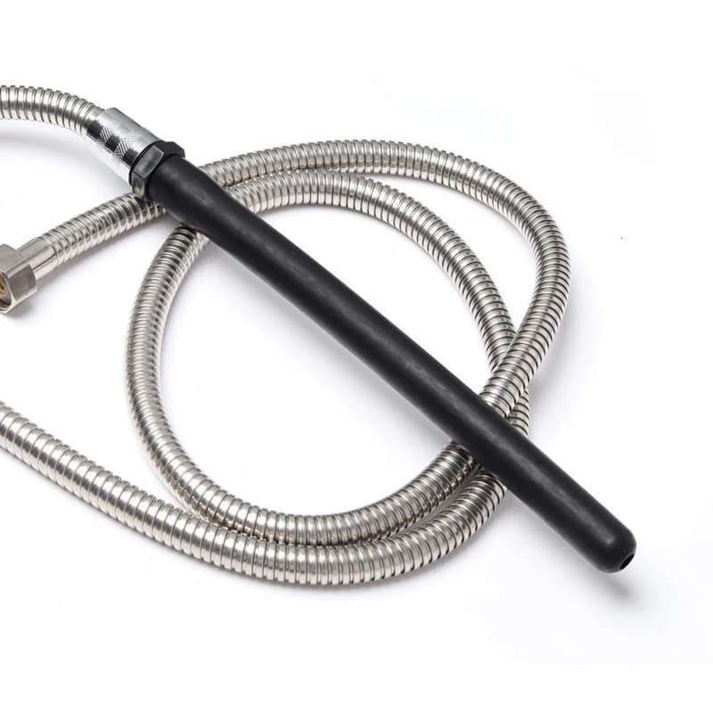 Pulvérisateur de bidet à main avec tuyau, accessoires de toilette, ABS, noir, 1 pièce