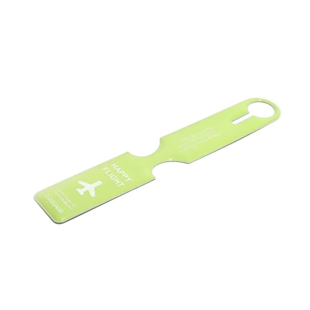 Étiquette de bagage en PVC pour carte d'embarquement, étiquette d'adresse, carte d'information, étiq