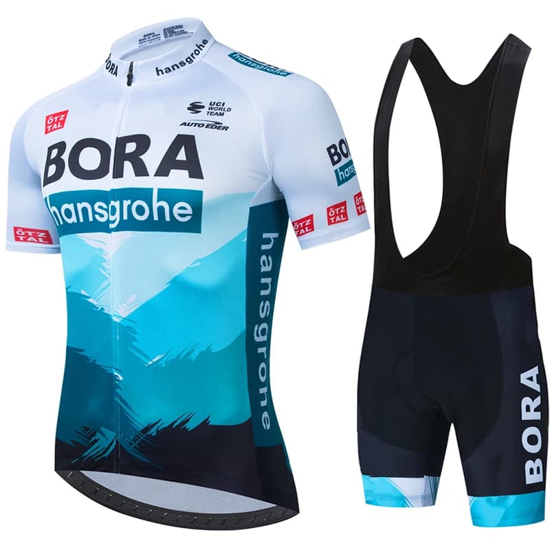 Cyclisme homme hommes vélos Blouse UCI BORA VTT vêtements uniforme équipement Jersey ensemble vtt pa