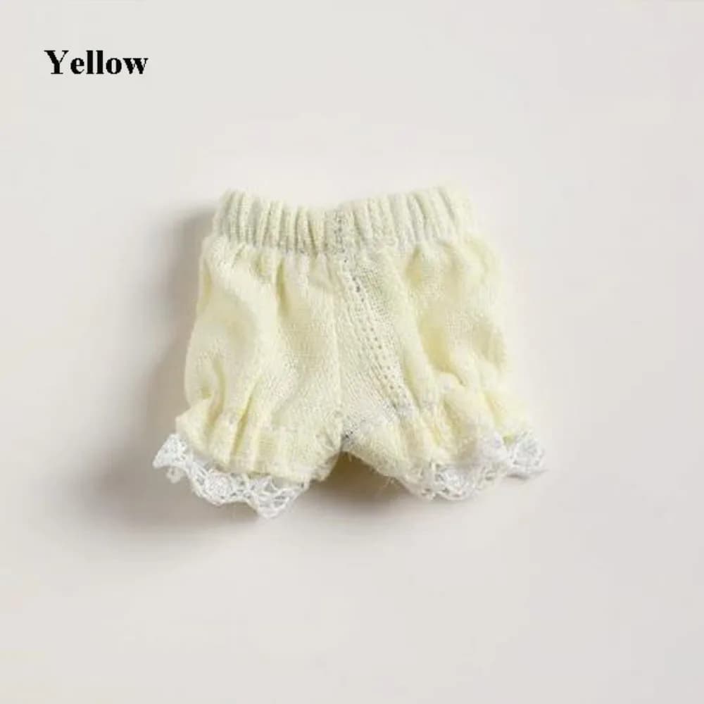 Vêtements décontractés multicolores pour poupées 1/11 1/12, pantalons pour poupées, shorts en coton,