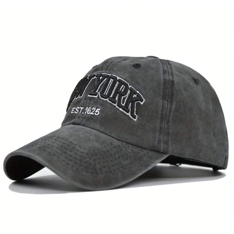 Casquette délavée Letter New York pour Hommes et Femmes, Gorras, Casquettes Snapback, Casquettes de 