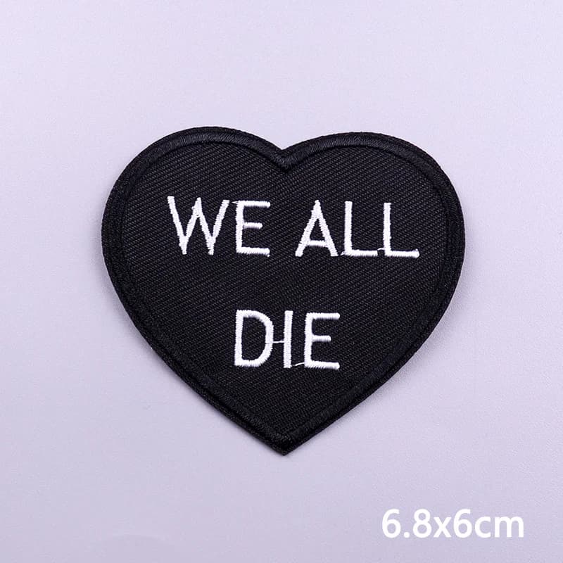 Patch série Punk fer sur patchs pour vêtements patchs thermoadhésifs sur vêtements horreur yeux brod