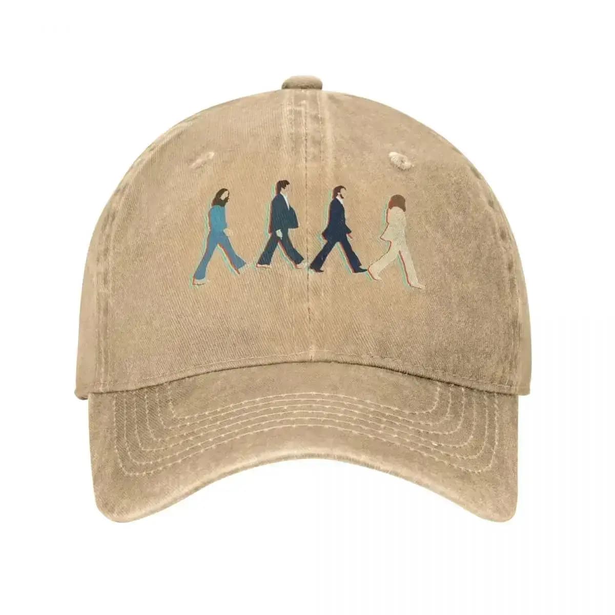 Casquette de baseball décontractée The Beatles, style unisexe, effet vieilli, pour activités de plei