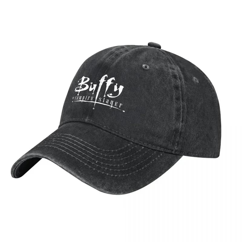 Casquette de baseball en jean délavé Buffy The Vampire Slayer, chapeau réglable en toile, design de 