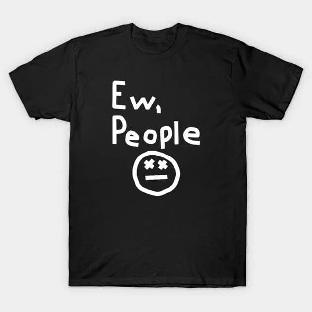 T-shirts Streetwear Ew People pour femmes et hommes, en coton, décontractés, style Harajuku, surdime
