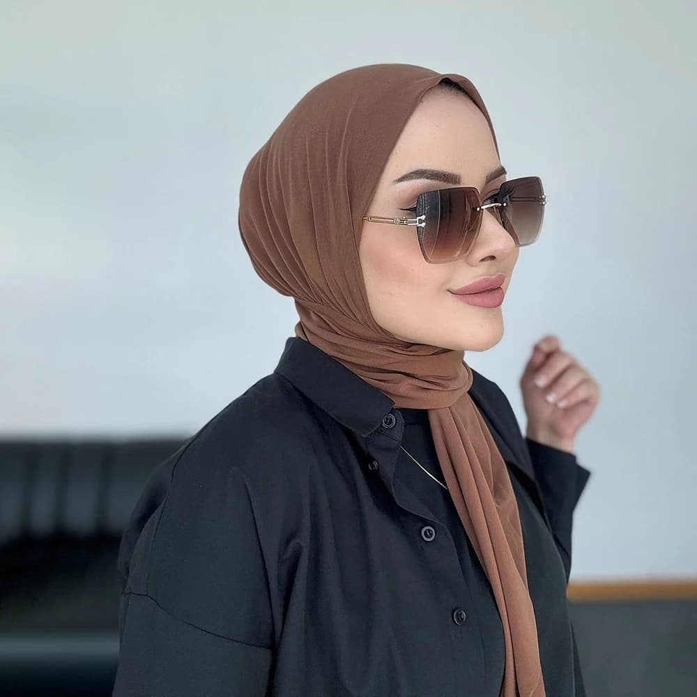 Prêt à porter fermeture Hijab instantané pour les femmes musulmanes couverture complète bandeau écha