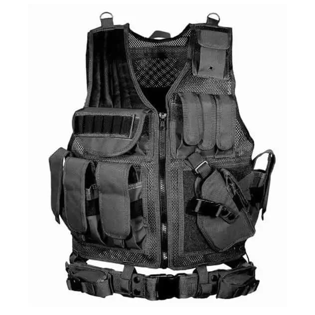 SWAT gilet tactique Combat armure gilets sécurité chasse réglable en plein air CS Cosplay jeu Airsof