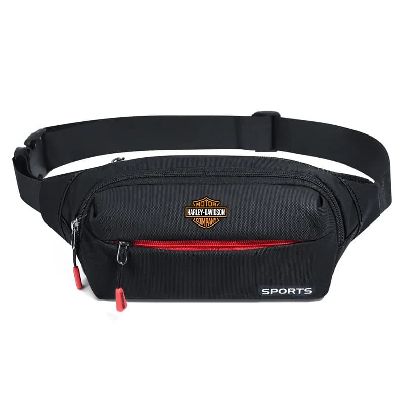 Sac banane moto Harley Logo 2026 pour homme et femme, sacoche de jambe, sac de ceinture étanche pour