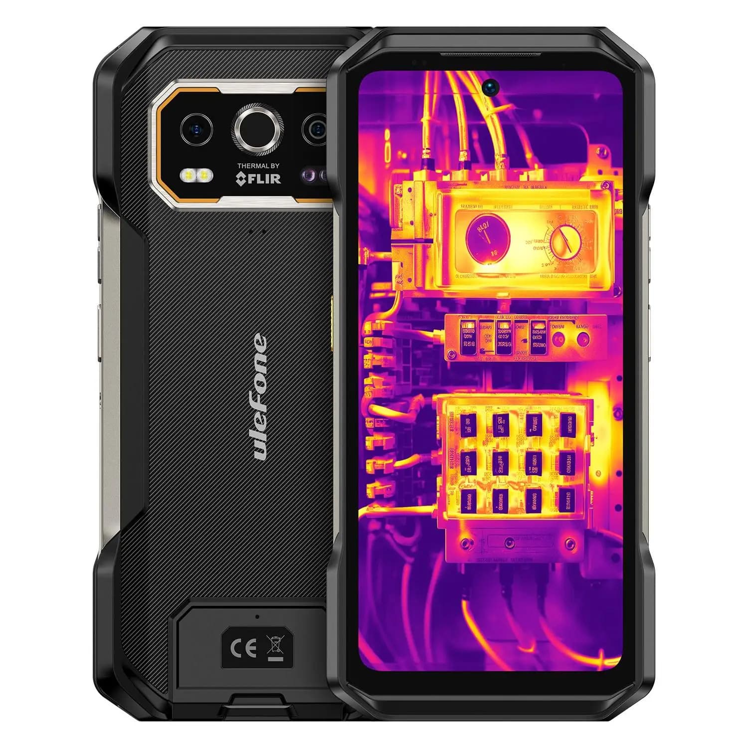 Ulefone Armor 27T Pro+ Smartphone Robuste 5G Imagerie Thermique 6.78'' 120Hz 10600mAh 33W 12GB+256GB