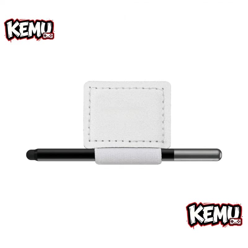 Clip de stylo blanc et stylet tactile noir, Kit d'accessoires complet pour console de jeu portable à