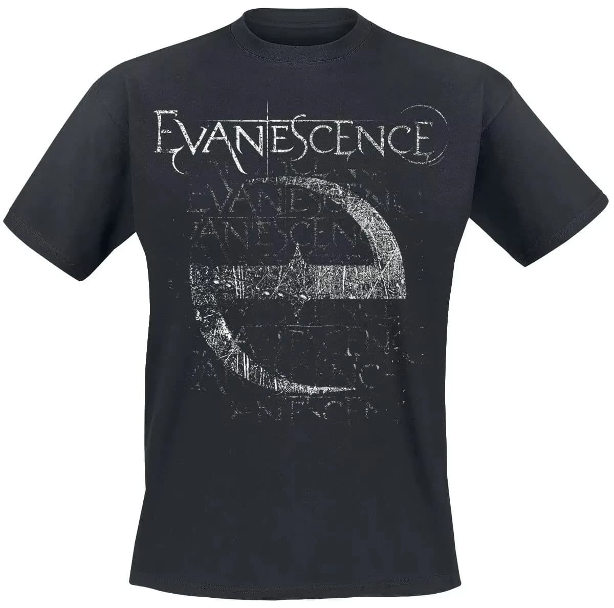 T-shirt classique à logo E, motif délavé, en coton, pour hommes et femmes, style streetwear.