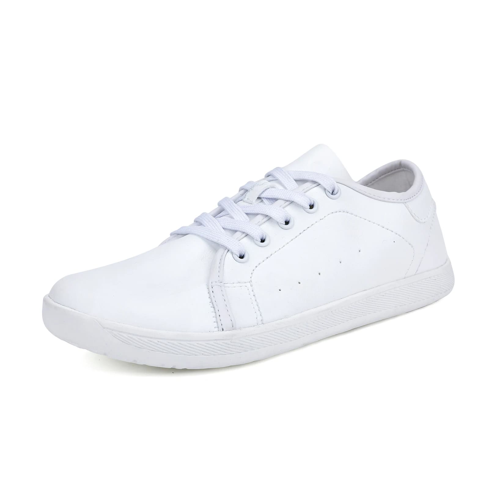 Oiaano bout large pieds nus femme blanc Sneaker homme chaussures en cuir unisexe minimaliste respira