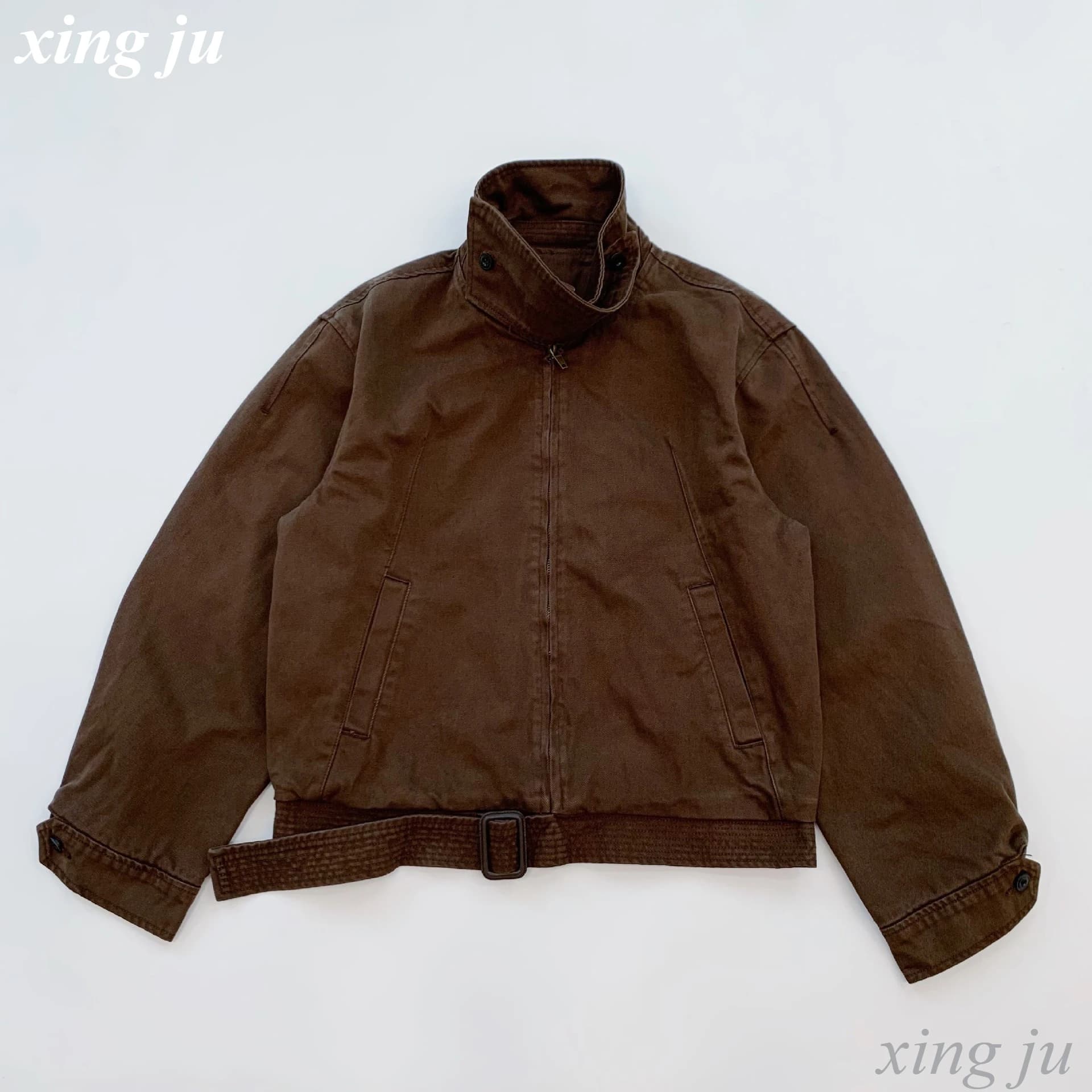 Kpop – vêtements de danse Jazz pour femmes, chanteur, rue Hip Hop, col haut, fermeture éclair, veste