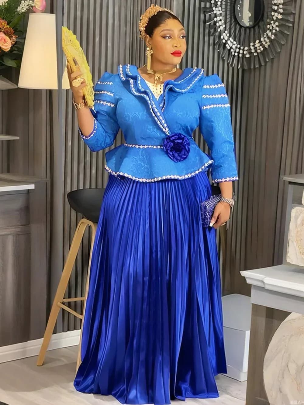 Vêtements africains pour femmes, ensemble 2 pièces, hauts et jupes, costumes Dashiki Ankara, tenues 