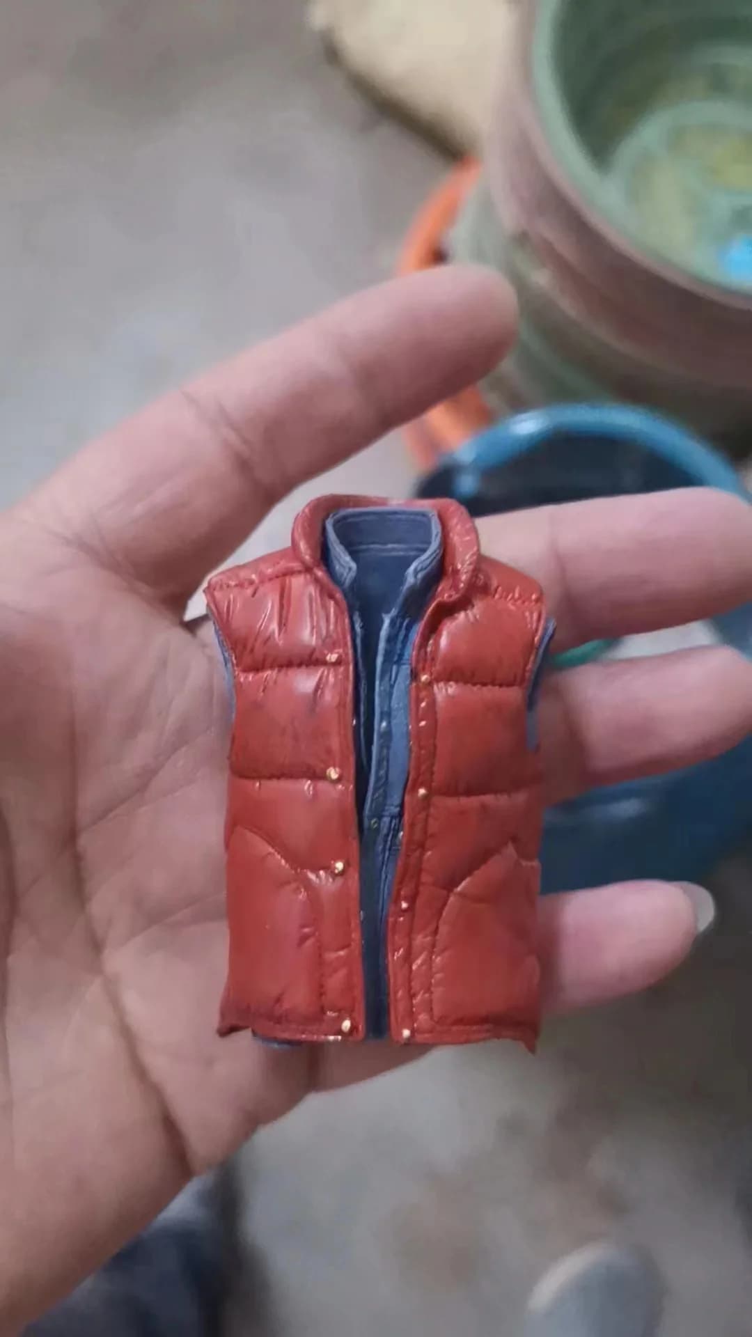 1/12 NEca hommes soldat plume denim gilet veste mode cool vêtements accessoires pour 6 ''bjd figurin