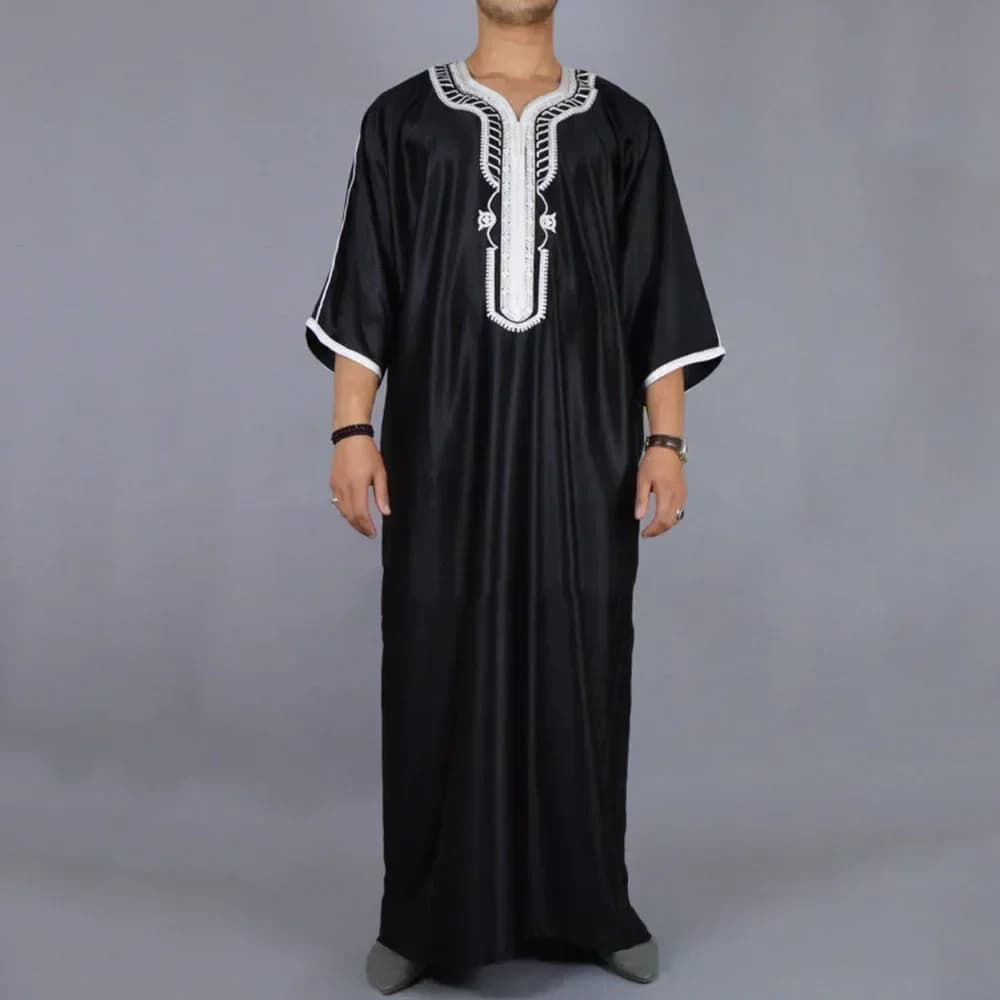 Vêtements musulmans traditionnels pour hommes, Eid, moyen-orient, Jubba Thobe, Robes musulmanes arab