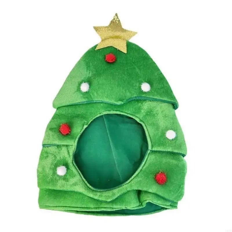 Chapeau d'arbre noël avec étoile, pour fête Festival noël, couvre-chef du nouvel an, accessoire Cost