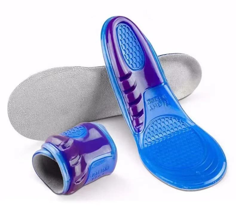 Semelles intérieures en Silicone GEL pour chaussures, Support orthopédique de la voûte plantaire, In