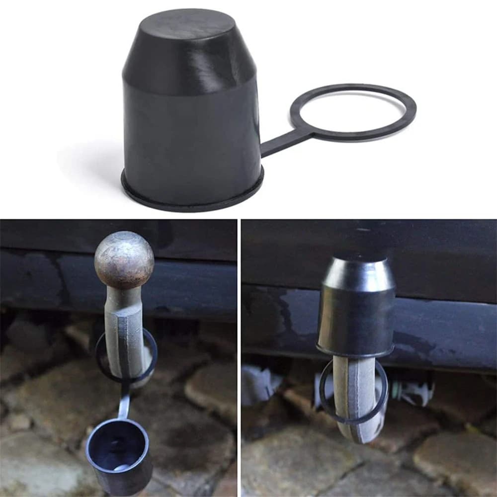 Bouchon de boule de remorque de voiture en PVC souple, couvercle de protection 50mm, accessoires de