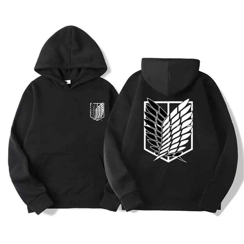 Attaque sur Titan pull hommes début du printemps à capuche Streetwear pull Harajuku Shingeki no Kyoj