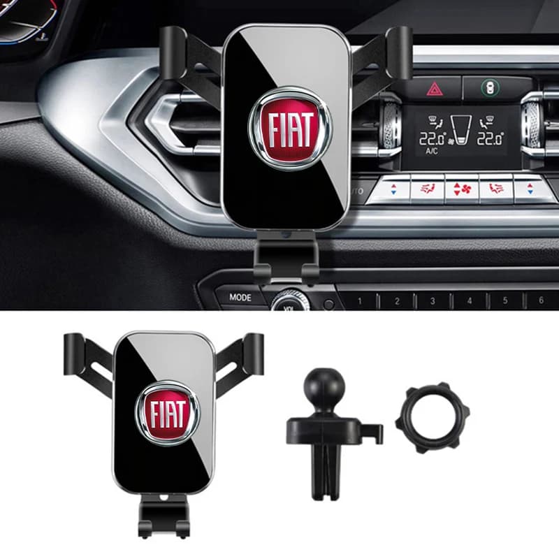 Support de téléphone portable pour voiture, Protection GPS, support intelligent pour FIAT 500 500C 2