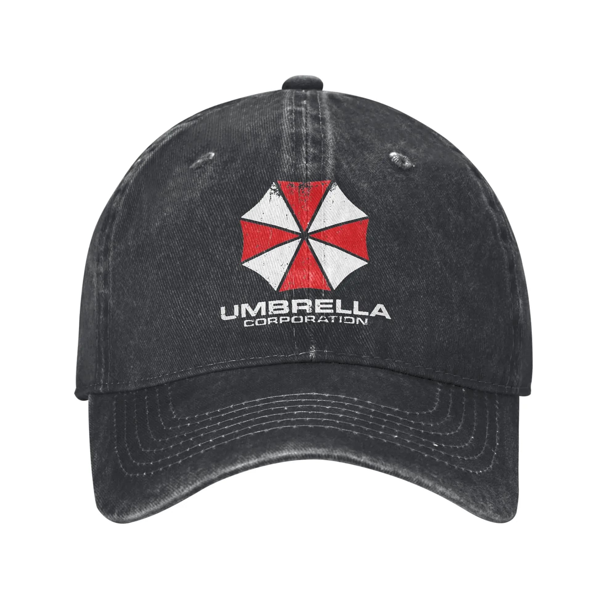 Casquette de baseball classique Umbrella Corporation Resident Evil, effet vieilli et délavé, pour l'