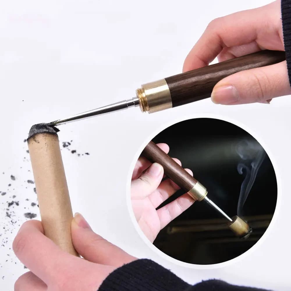 Outil portatif de Moxibustion en bois de santal, bâtons d'absinthe, accessoires de thérapie Moxa, ac