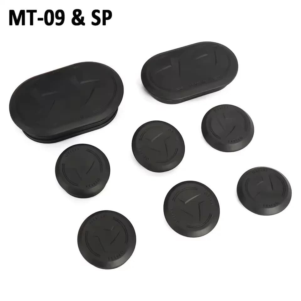 Bouchons de cadre MT09 pour YAMAHA MT09 (2021-2025) MT09 SP(2021- 2025), bouchons de trou de cadre d