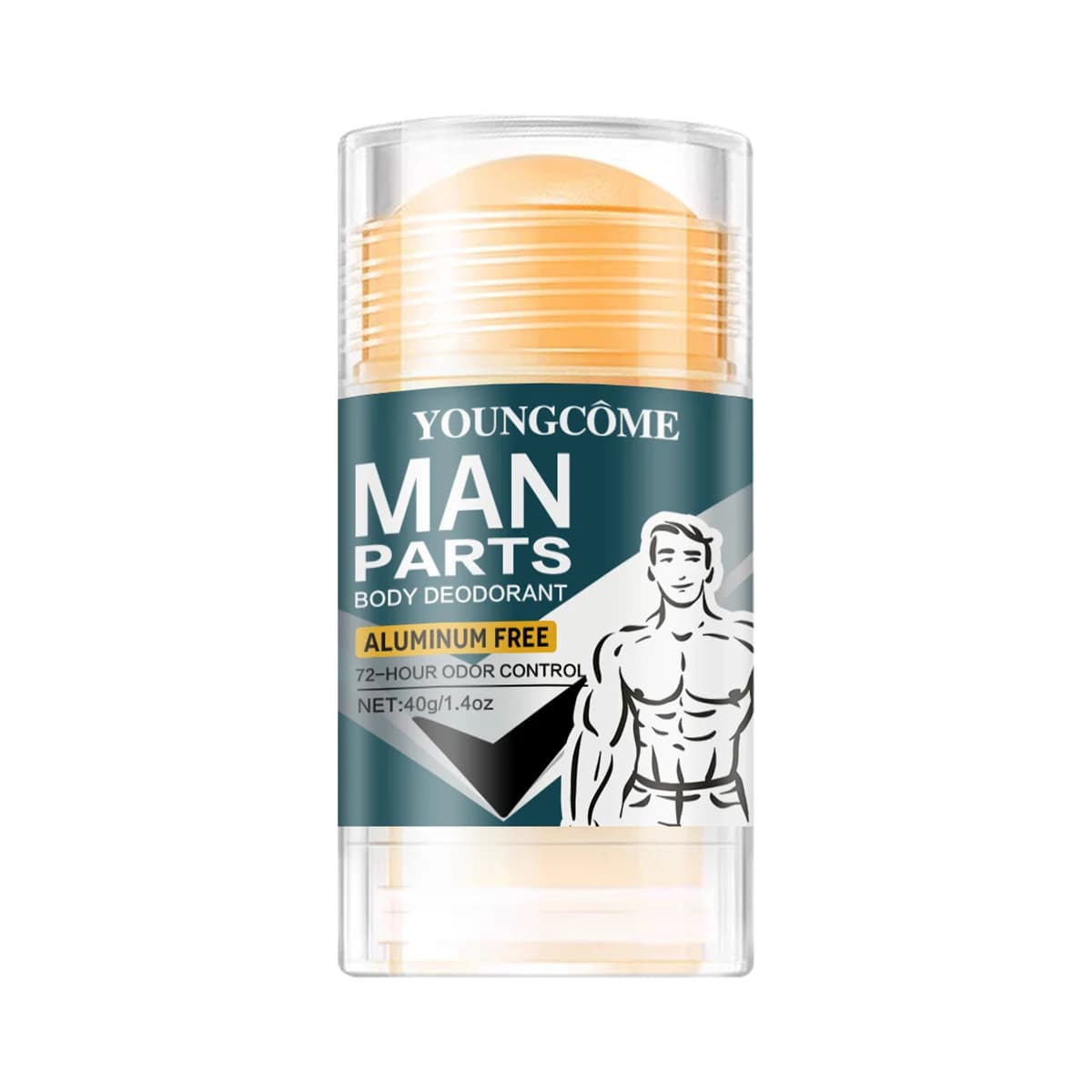 Bâton désodorisant naturel pour hommes, soin des aisselles, élimine efficacement les odeurs, crème a