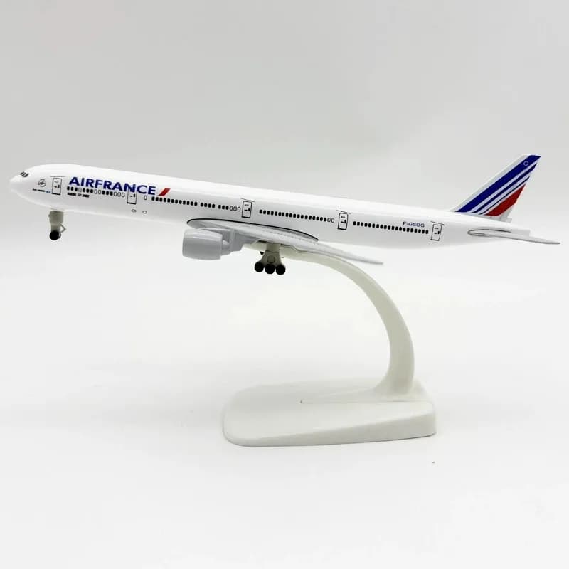 20 cm 777 voies aériennes modèle d'avion B777 Air France réplique en métal avion moulé sous pression