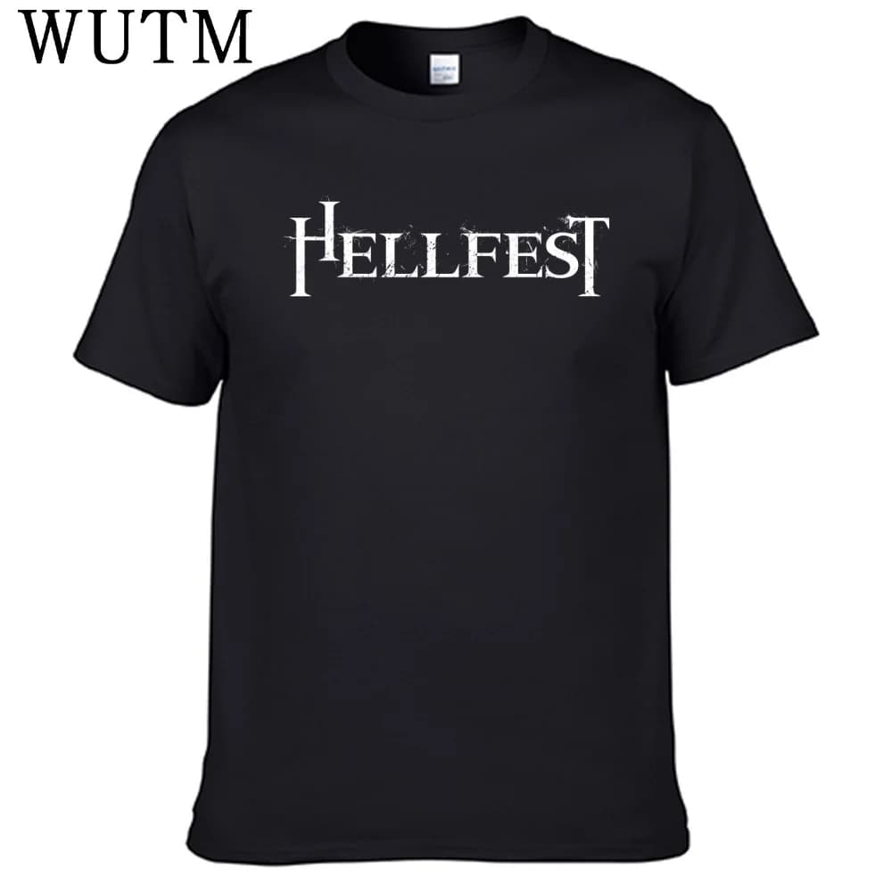 Hellfests t-shirt 100% coton hommes chemise