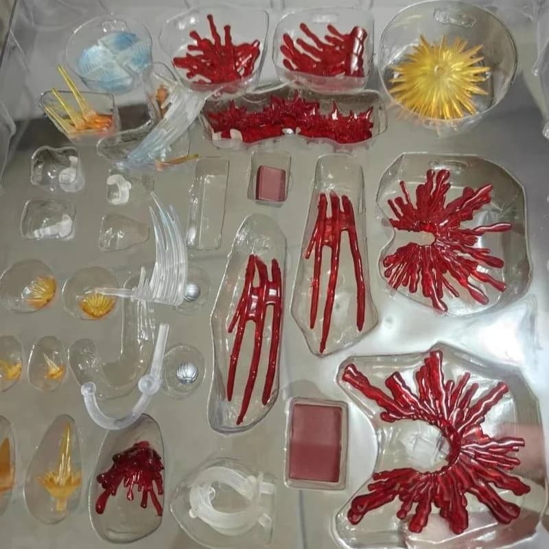 En stock, incroyable ensemble d'accessoires hyper-mobiles Yamaguchi, accessoires à effet sang, effet