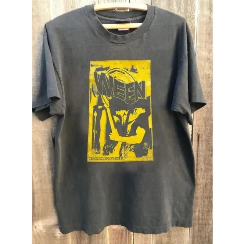 T-shirt Ween Band Tour gris anthracite, nouveau style décontracté Harajuku, T-shirt unisexe pour l'é