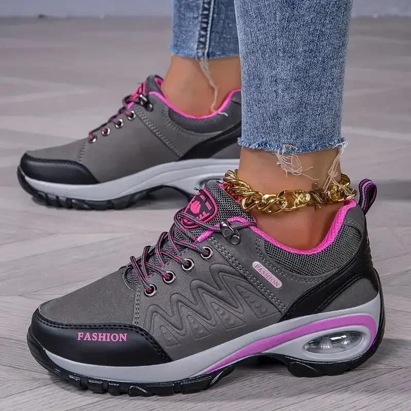 Chaussures de randonnée imperméables pour femmes, baskets d'extérieur, à la mode, luxueuses, respira