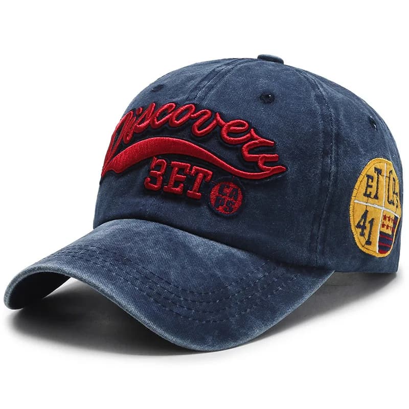 RICYGVM lettre broderie casquette de Baseball pour hommes femmes Hip Hop rétro coton chapeau à visiè