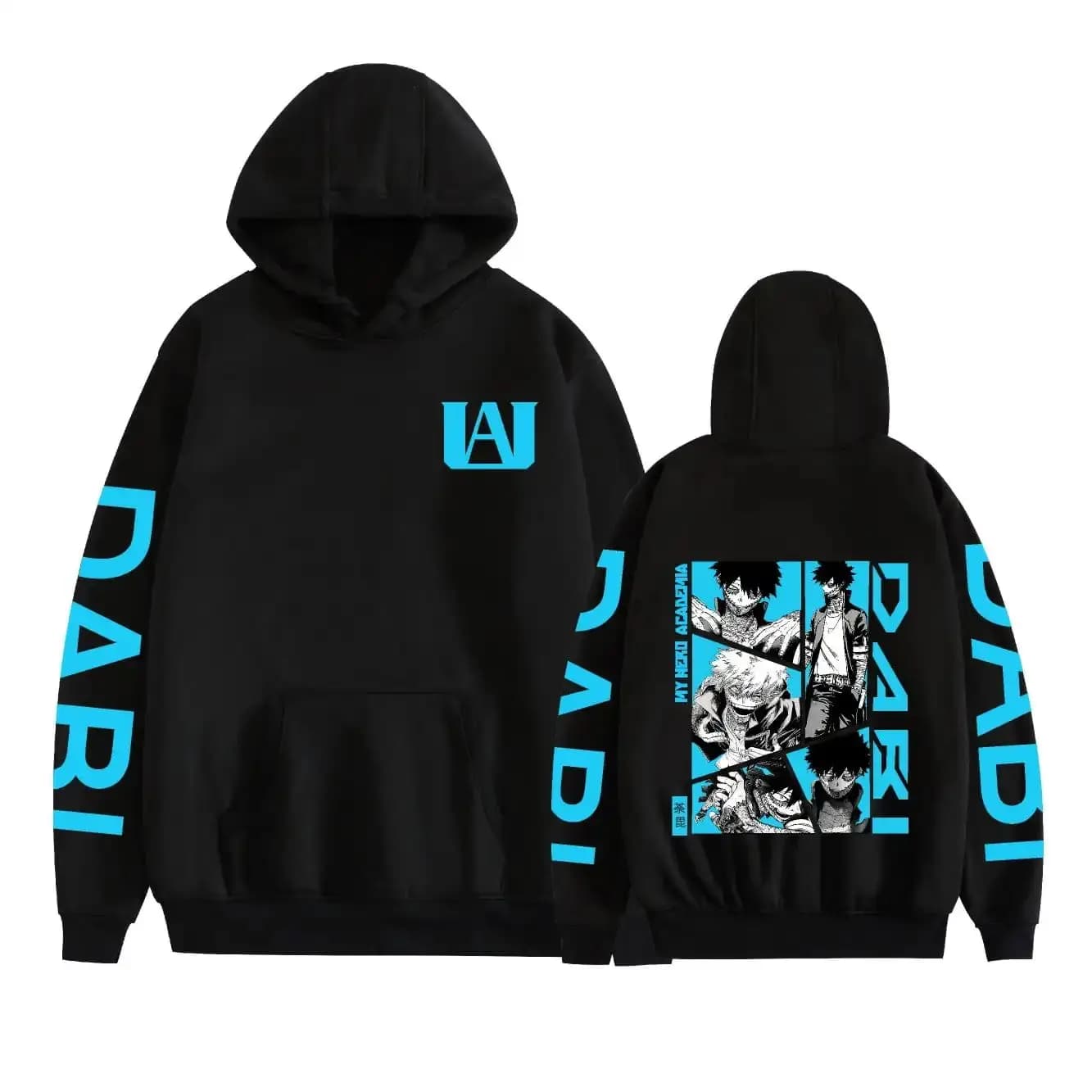 Kaminari Denki mon héros académique Anime automne hiver sweat à capuche Y2K vêtements Bakugo Katsuki