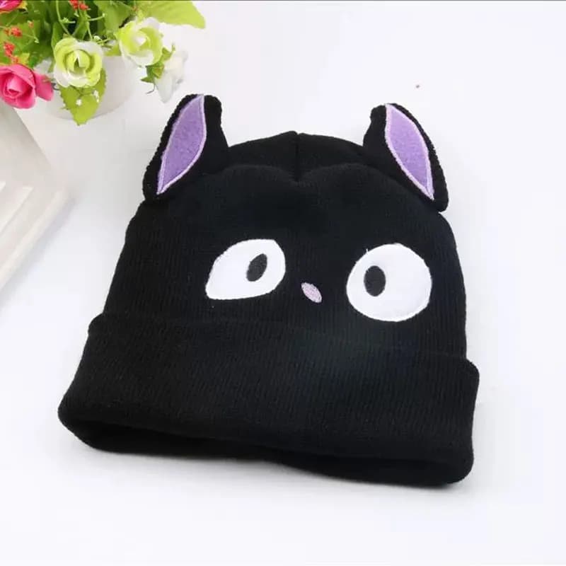 Bonnets de Service de livraison de Kiki, chapeau de chat noir de Ghibli GiGi Kiki, dessin animé, cou