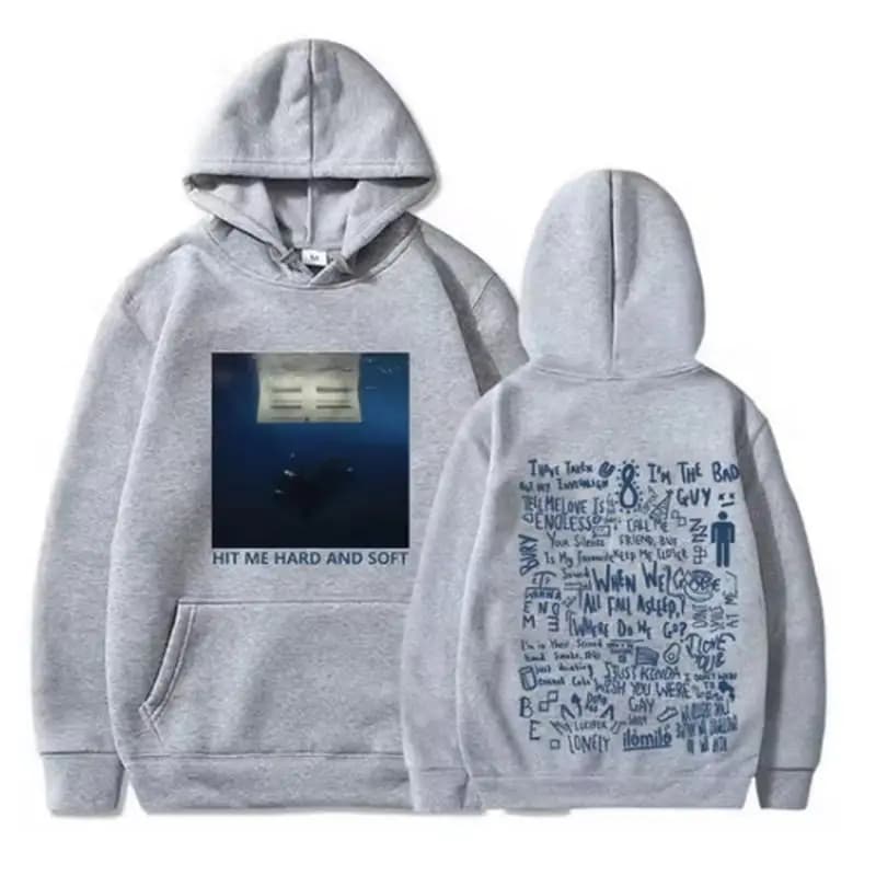 2025 Hit Me Hard and Soft Tour Sweat à capuche Billie Sweat à capuche pour hommes Sudaderas Sports d