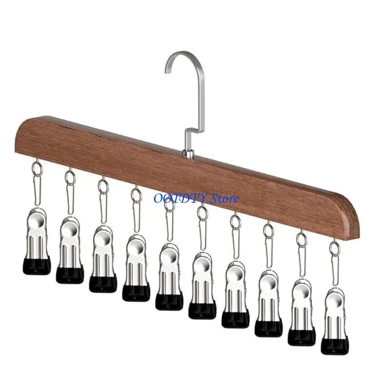 Cintre à Clip polyvalent 367A, 10 clips réglables en acier inoxydable pour le rangement Vertical, pl