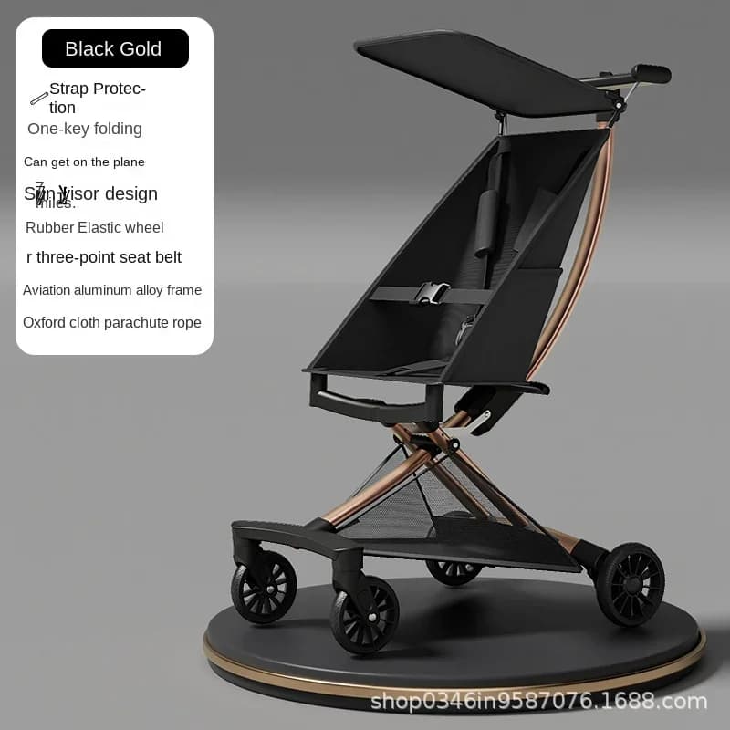 Chariot peut s'asseoir, s'allonger, léger et tr/min pour les voyages