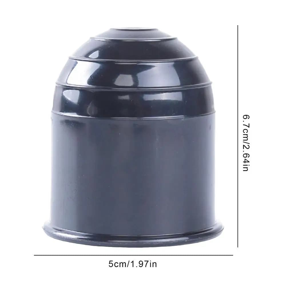 Accessoires universels de remorque 50mm, couvercle de boule de remorque noir, couvercle de boule de