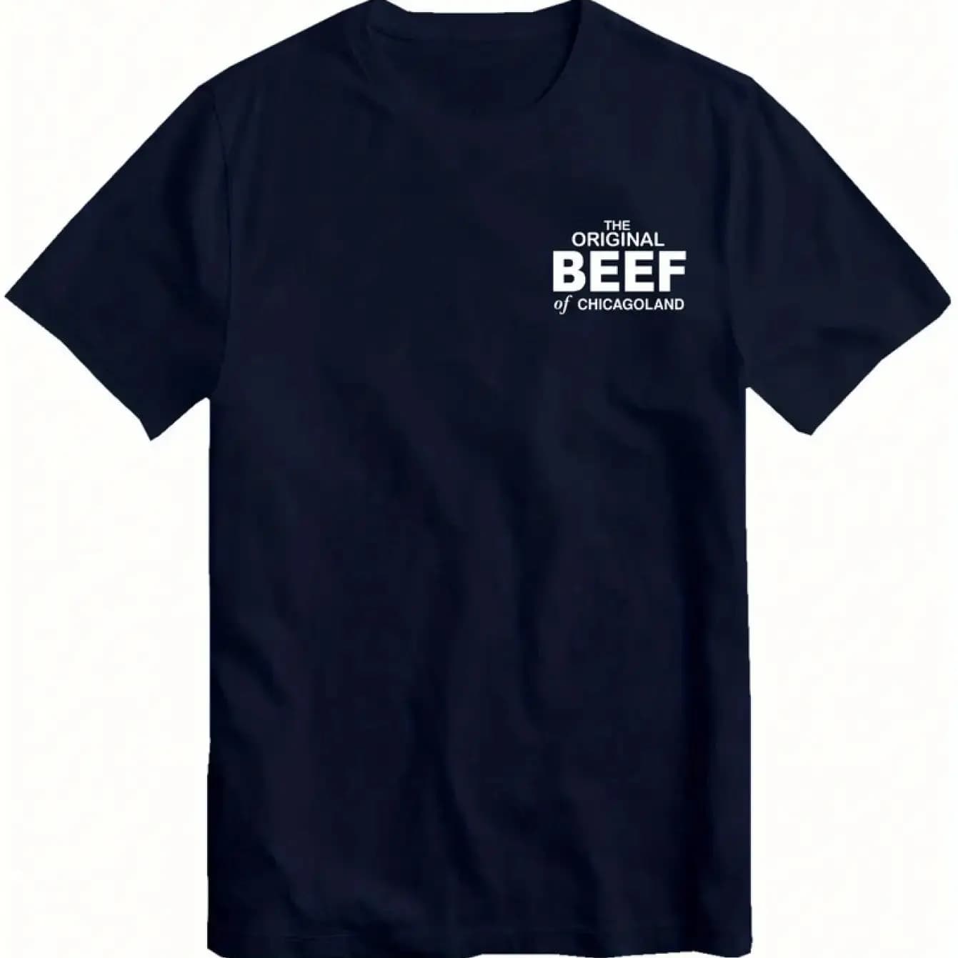 L'ours Original boeuf de Chicagoland émission de télévision T-Shirt bleu marine T-Shirt audacieux OR
