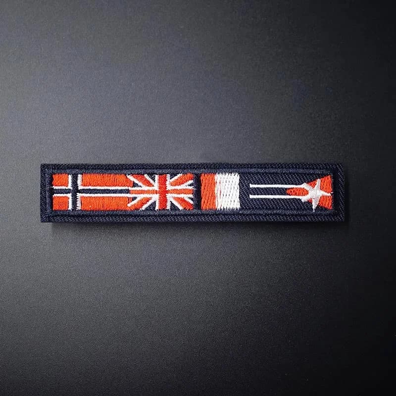 Patchs en tissu drapeau, étiquettes de couture brodées, autocollants pour vêtements, Patch pour vête