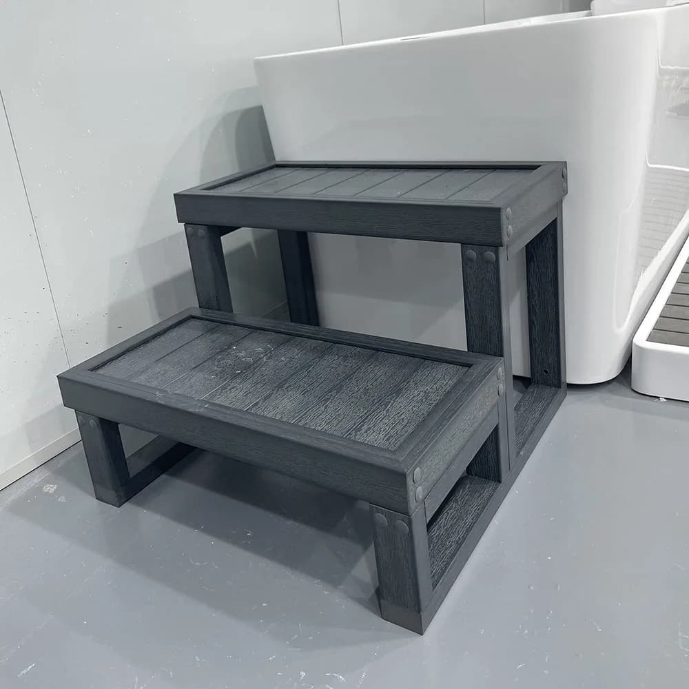Baignoire Spa Extérieure de Haute Qualité pour Piscine, Bain de Glace, avec Échelle 2 places pour Ex