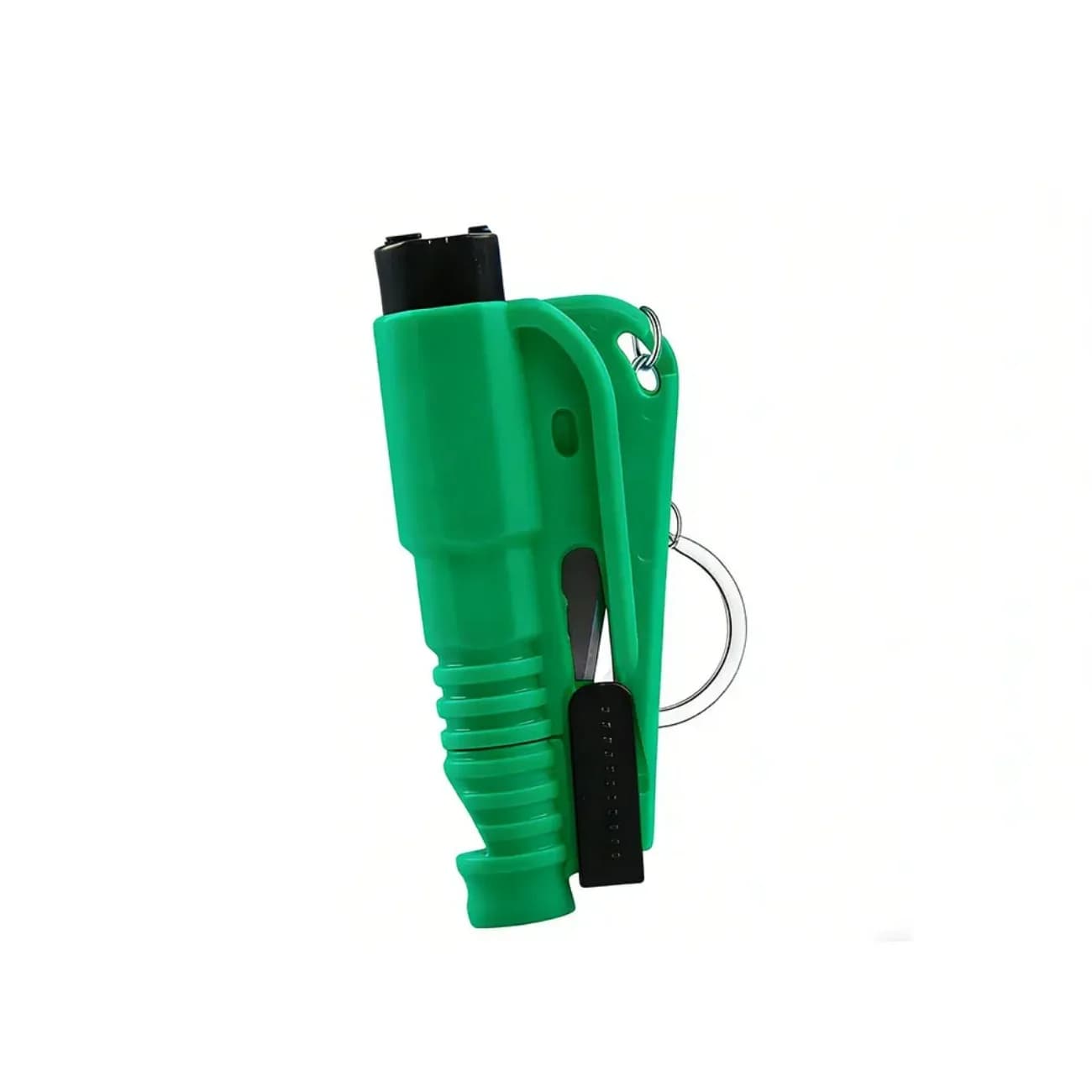 Marteau de sécurité compact 3-en-1 pour voiture : brise-vitre, coupe-ceinture et sifflet de secours 
