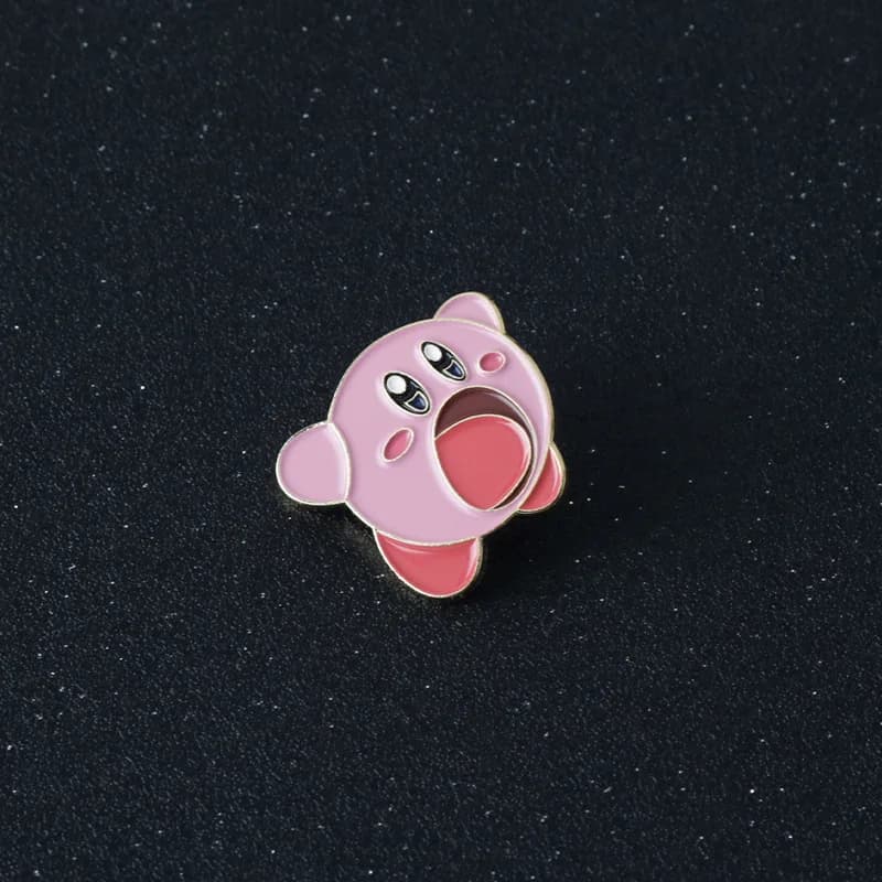 Kirby Anime broches pour sacs à dos Badges sur Manga émail broche accessoires pour bijoux choses mig