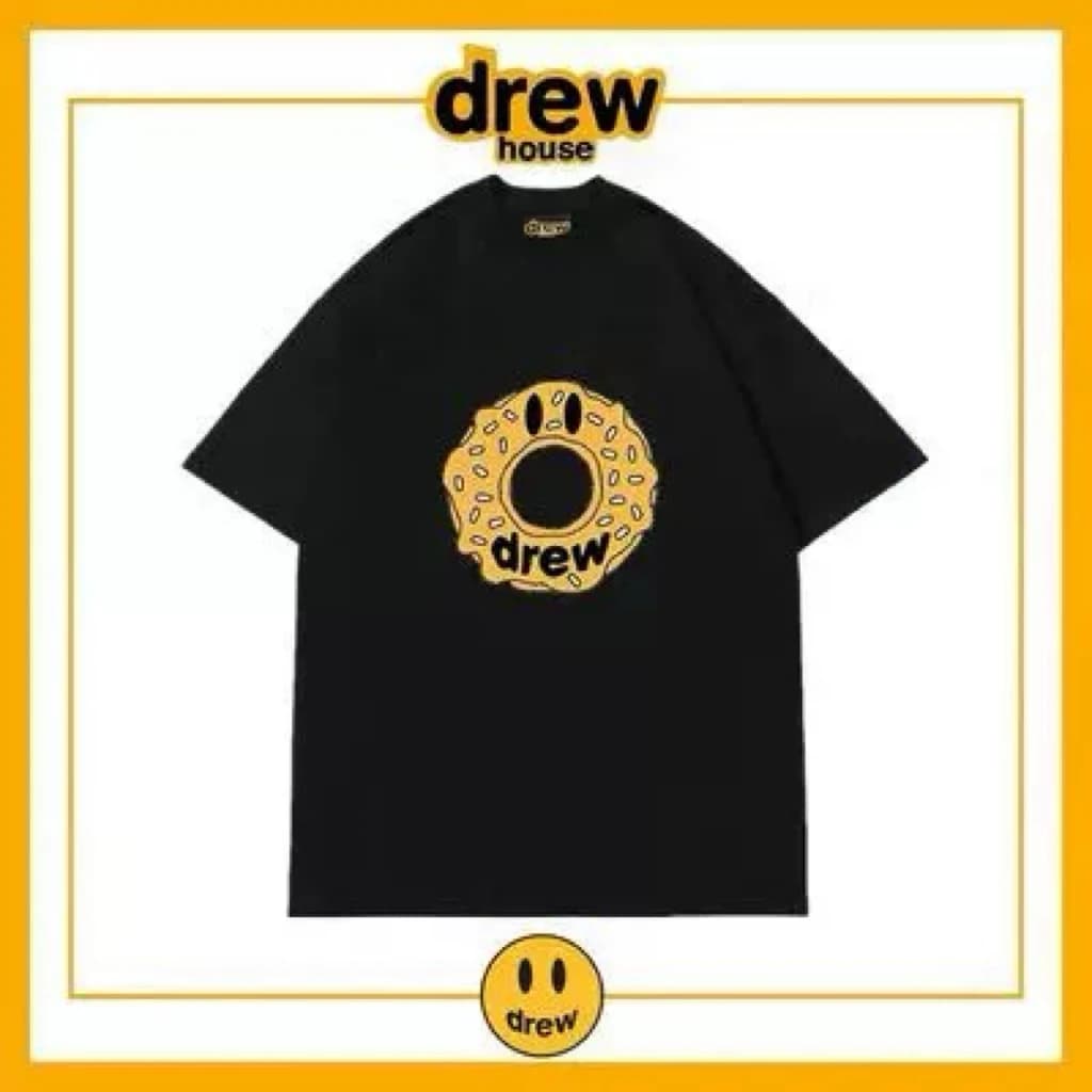 Drew House nouveaux vêtements pour hommes imprimé logo T-shirt hommes et femmes imprimé ample à manc