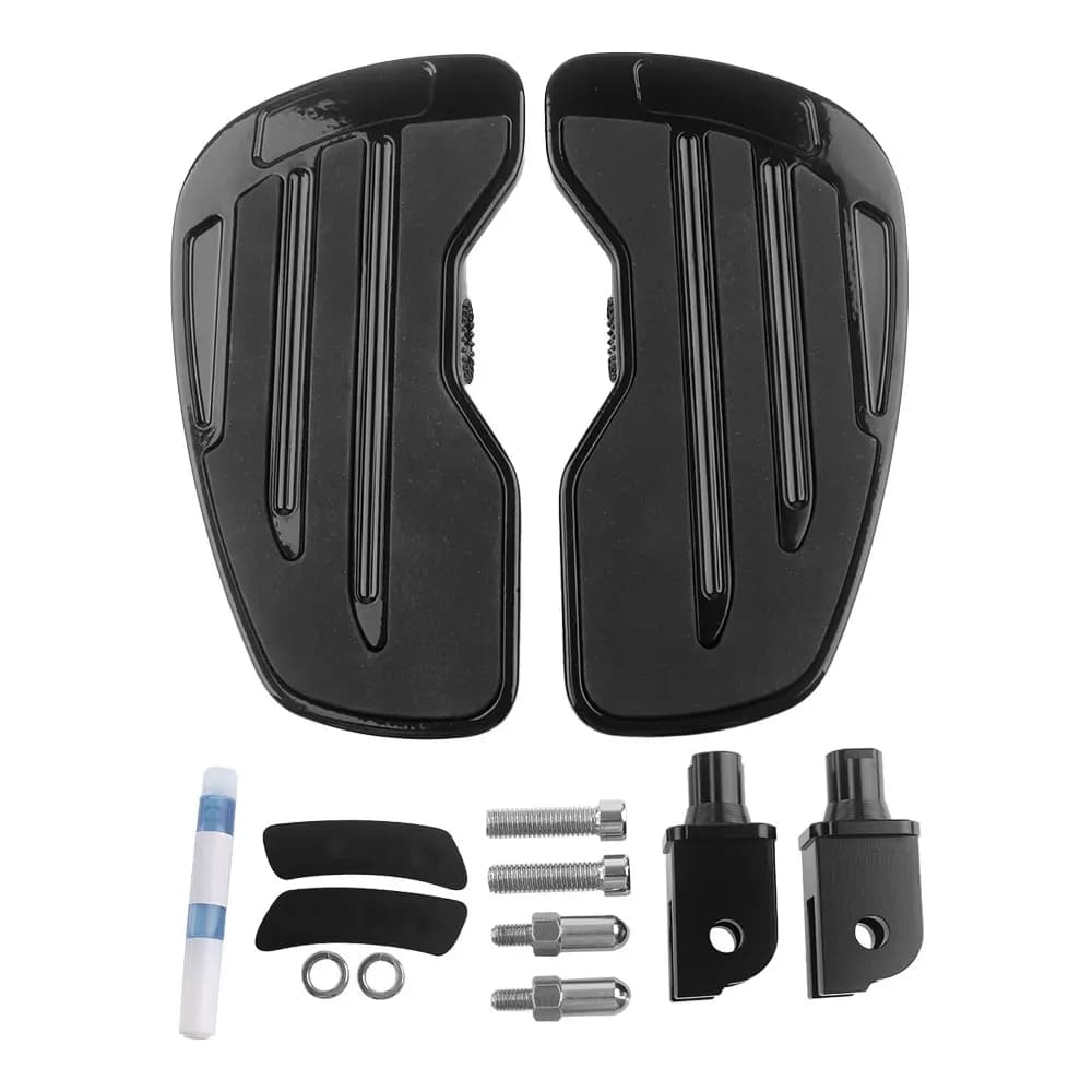 Repose-pieds noirs réglables pour Harley Softail Low Rider ST FXLRST 2022 – 2024, accessoire de moto