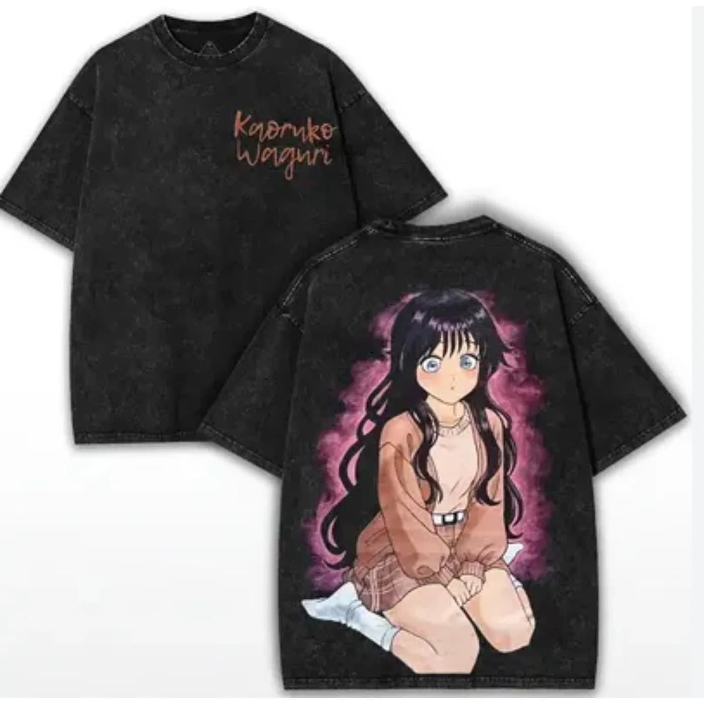 T-shirt « La fleur parfumée fleurit avec dignité » – T-shirt vintage délavé et oversize pour homme,